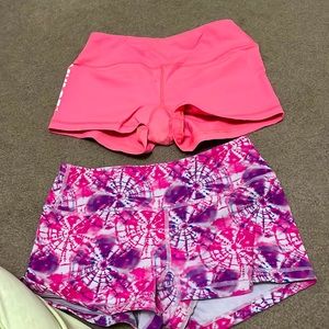 2 savage spandex shorts size small